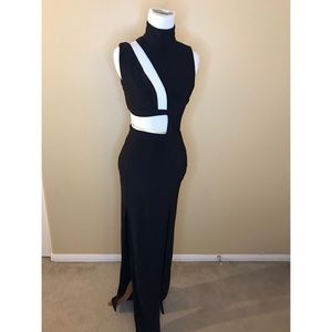 Angl Black cutout dress